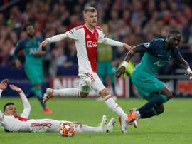 Daley Sinkgraven has joined Bayer Leverkusen from Ajax. AFP