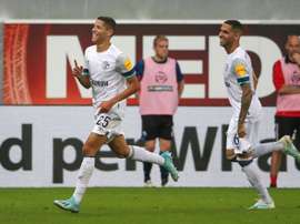 Nagelsmann says Wagner deserves credit for getting Harit (L) back on track. AFP