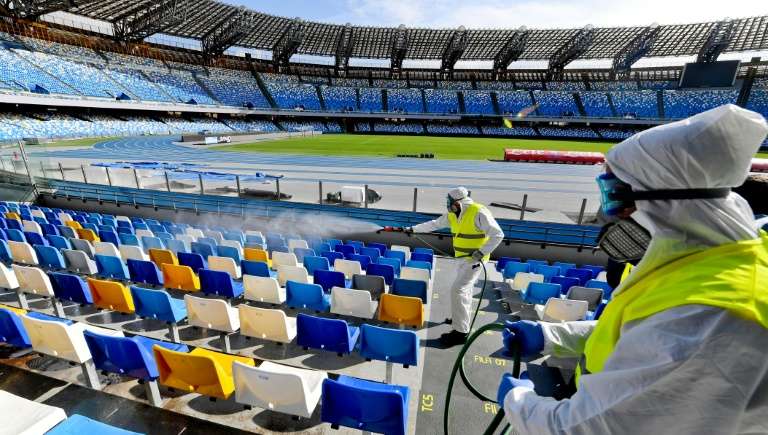 Coronavirus Leaves Serie A S Big Two Facing Off In Empty Arena