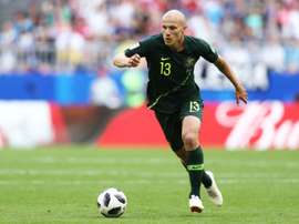 Brighton bound: Australias Aaron Mooy joined Brighton on loan from Huddersfield. AFP