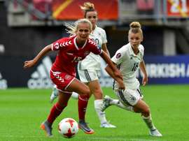 Denmark beat Germany to reach the EURO 2017 semi-finals. AFP