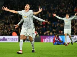 Matic scored a wonder goal to beat Palace in stoppage time. AFP