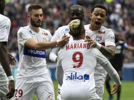 Lyon are battling for a place in next season's Champions League. AFP
