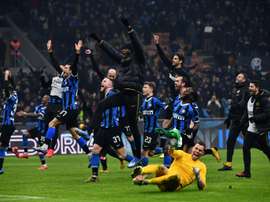 Inter won 4-2. AFP