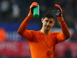 Courtois made it into the top three. AFP