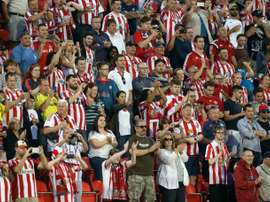 Sunderland fans pictured in Canada. AFP