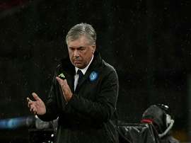 Carlo Ancelotti Napoli. AFP