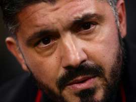 O técnico do Milan falou sobre a seca de gols dos seus atacantes. AFP