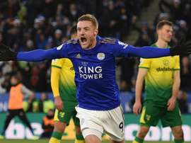 Vardy, légende. AFP