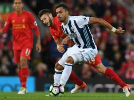 Chadli has fallen out of favour at Tony Pulis' West Brom. AFP