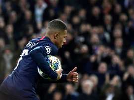 Mbappe is convinced that he will play at Madrid. AFP