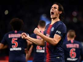 Cavani scored the crucial goal. AFP