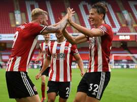 Sheffield United beat Tottenham 3-1 at Bramall Lane. AFP
