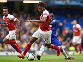 Iwobi hailed Ozil for helping him become a key player for Arsenal. AFP