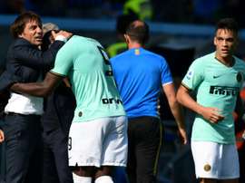 Inter Milan keep pace with Juventus as Ranieri's Sampdoria hold Roma. AFP
