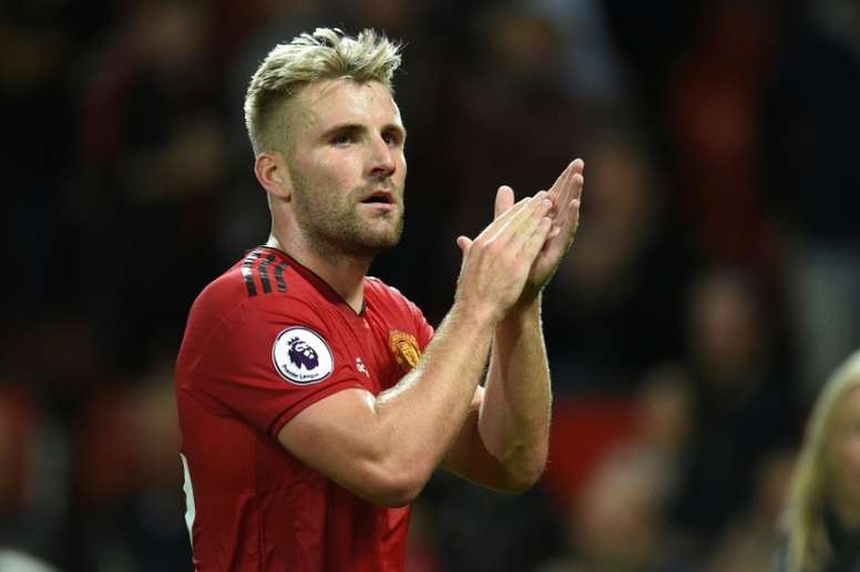 Luke Shaw has received another call up for the England squad. AFP
