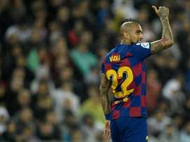 Vidal said Barcelona are the best team in the world. AFP