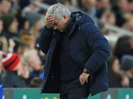 O difícil começo de Mourinho. AFP