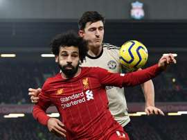 Liverpool y United se enfrentan en lo más alto de la clasificación. AFP