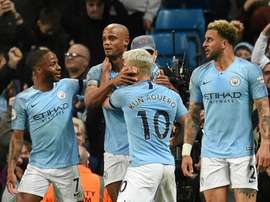 Kompany vise le titre en championnat. AFP