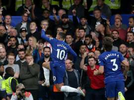 Hazard has scored six goals in his last five Premier League matches. AFP