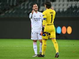 Hazard felice per la prima rete stagionale. AFP