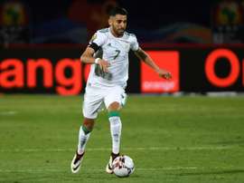 Algeria captain Riyad Mahrez has been the standout forward of the Africa Cup of Nations. AFP