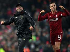 Henderson is aware of the task facing Liverpool against Barça. AFP
