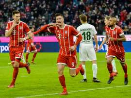 O Bayern bateu o Hoffenheim por 5-2. AFP