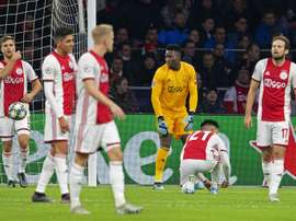 Ajax lost 1-0. AFP