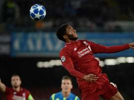 Joe Gomez ne parvient pas à soigner sa blessure. AFP
