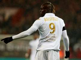 Balotelli has finally secured an exit from Nice. AFP