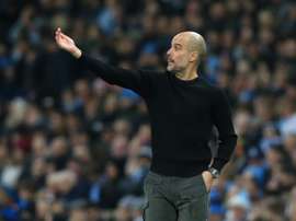 Pep Guardiola has told Ferran Soriano he will stay at Man City. AFP