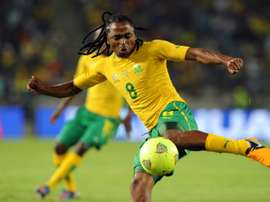 Siphiwe Tshabalala levelled the scores just before the break. AFP