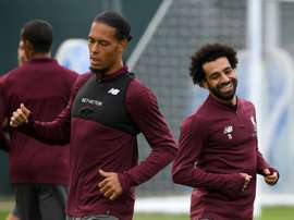 Mohamed Salah and Virgil van Dijk will be Liverpoool's main men. AFP