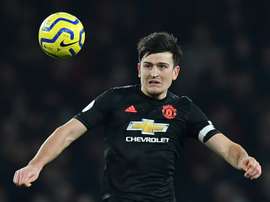 Maguire suffered a muscle tear to the hip area. AFP