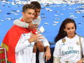 Ronaldo revealed that Cristiano Jr was a promising footballer. AFP