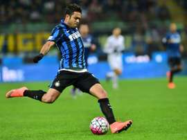 Eder has added a further 12 months to his contract with Inter. AFP