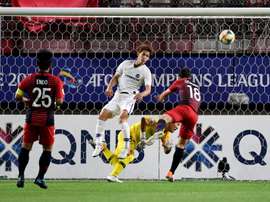 Serginho edges holders Kashima to slim AFC first leg lead. AFP
