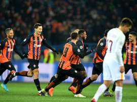 Fred powered home to give Shakhtar the win. AFP