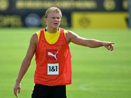 Haaland is quite the talent. AFP
