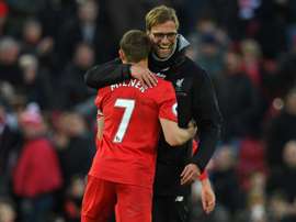 Milner deu a assistência para o 5º golo do Liverpool. AFP