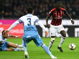 Lazio have been handed a one-match stand closure penalty. AFP