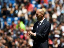 La promesse de Zidane à deux points d'être tenue. AFP