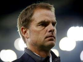 De Boer was not happy with several challenges made on Wilfried Zaha. AFP