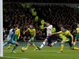 Dele Alli finally scored for first time in three league games. AFP