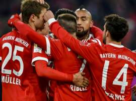 Mueller bagged his 100th Bundesliga goal on Sunday. AFP