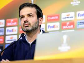 Panathinaikos head coach Italian Andrea Stramaccioni resigns as the team are on the verge of being eliminated from both the Europa League and Greek Cup