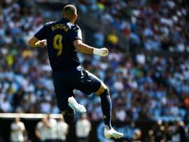 Benzema aumenta a sua lenda. AFP
