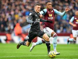 Red-hot Vardy fires title-chasing Leicester to club record win. AFP